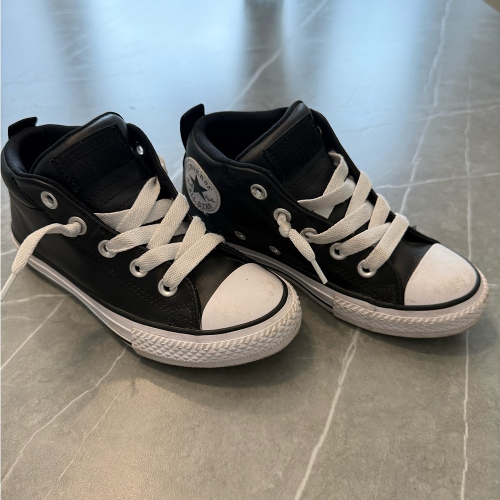 Kids CONVERSE CHUCK TAYLOR ALL STAR Black High-Top Sneakers